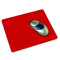 Mousepad 21x26 cm, rot - rot