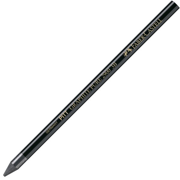 PITT Monochrome Graphite Pure Stift, Farbe: schwarz, Härtegrad 3B