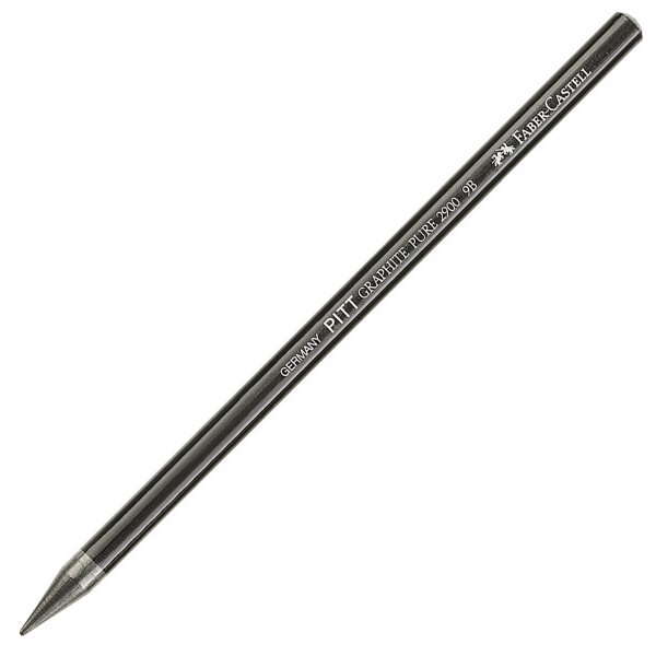 PITT Monochrome Graphite Pure Stift, Farbe: schwarz, Härtegrad 9B