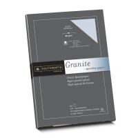 Granit Papier DIN A4, mit Wasserzeichen 90g/qm, 80 Blatt, blau, 25% - blau