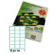 Rillprint Universal-Etiketten weiß, 100 Bogen A4, 63,5x46,6 mm - weiß