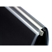 Sichtmappe mit Griff DIN A4 160 Hüllen, 90 mm Rückenbreite, schwarz
