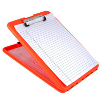 SlimMate Safety Orange Portable Desktop 240x335 mm, oben öffnend, Innenfach, Neon Orange - orange