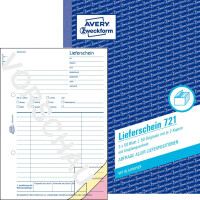 Formularbuch 721 Lieferschein/ Empfangssch. A5 - 3 x 50...