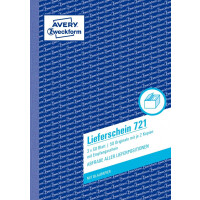 Formularbuch 721 Lieferschein/ Empfangssch. A5 - 3 x 50...