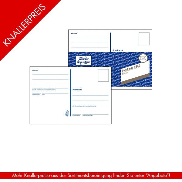 Postkartenheft, Heft mit 10 Karten, DIN A6 quer