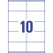 I+L+K Etikett 100 Blatt weiß 105x57mm