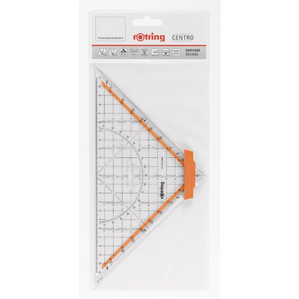 Rotring TZ-Dreieck 25cm abnehmbarer Griff