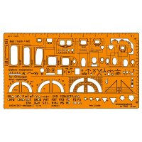 Architektur-Schablone Werkplan 1 - Maßstab 1:50