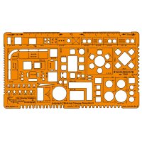 Architektur-Schablone Werkplan 2 - Maßstab 1:50