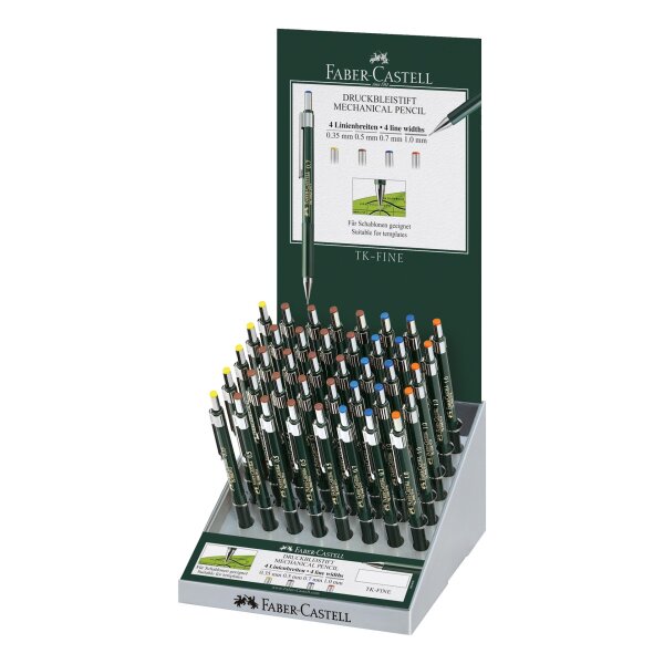 40er POS Dauerdisplay Druckbleistift TK-FINE sortiert