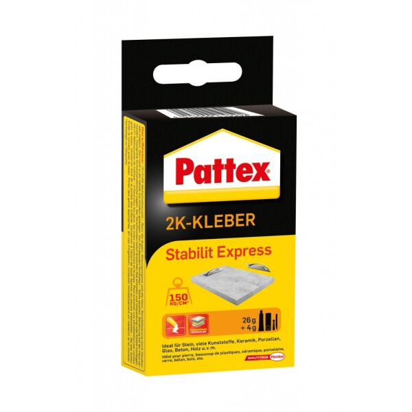 Pattex Zweikomponentenkleber Stabilit Express Acryllatkleber 26g / 4g HFS