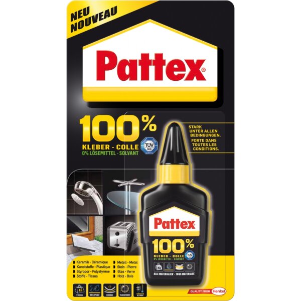 Alleskleber Pattex MultiPower 100% - 50 g Flasche, ohne Lösungsmittel BK