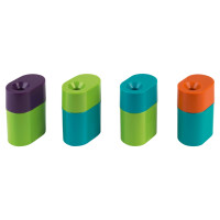 Spitzer Kunststoff einfach Dosenspitzer farbig sortiert