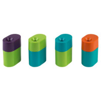 Spitzer Kunststoff einfach Dosenspitzer farbig sortiert