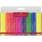 Textmarker TL 46 Superfluor, nachfüllbar, sortiert, 8er Etui