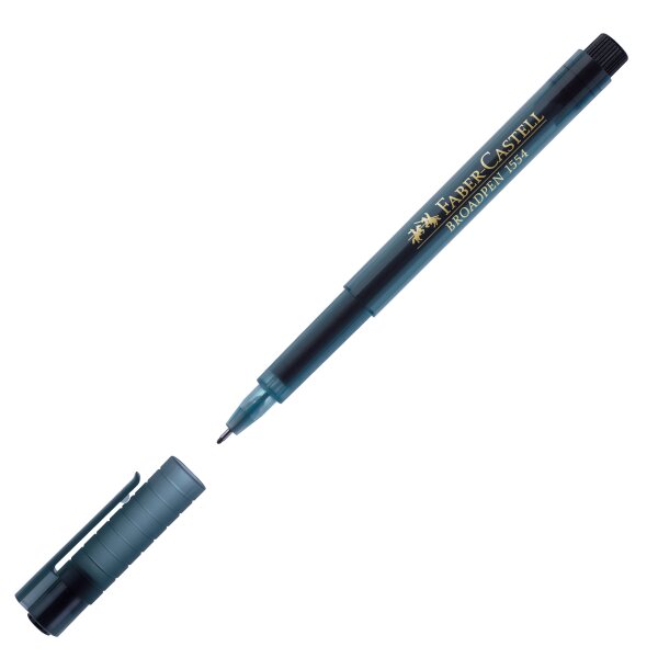 Faserschreiber Broadpen 0,8mm - schwarz