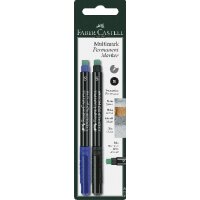 Folienstift Multimark permanent S blau/schwarz auf Blisterkarte