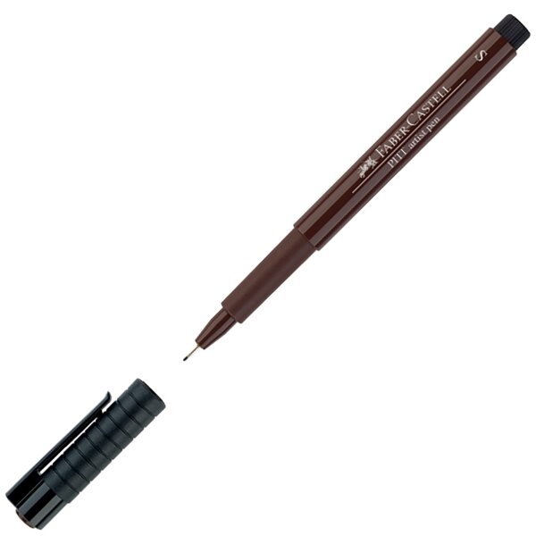 Tuschestift PITT ARTIST PEN Fineliner S 0,3mm - sepia dunkel (Farbe 175)