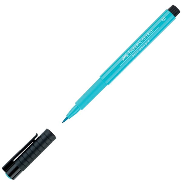 Tuschestift PITT ARTIST PEN Brush 1-3mm - kobalttürkis hell (Farbe 154)
