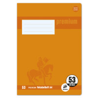 Vokabelheft A4-40 Blatt Premium  90g/qm - Lineatur 53, 2 Spaltig