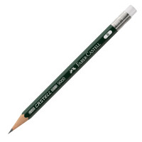 Ersatzbleistift Perfect Pencil Castell 9000 - B, mit Radiergummi