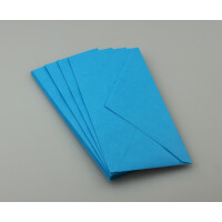 Briefumschlag DL 10St 120g blau Intensiv ohne Fenster