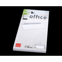 Office CelloZip mit 25 Kuverts, HK,  C5/6 DL - weiss