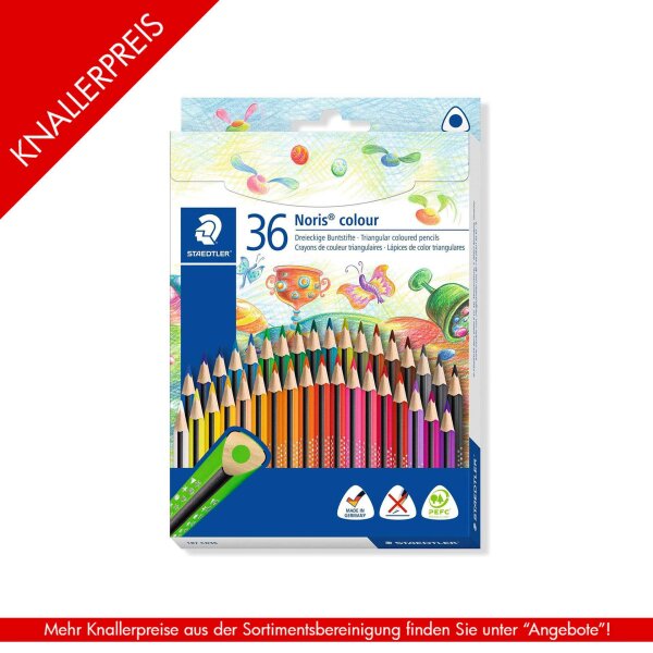 Farbstift Noris colour Dreikant 36er Kartonetui