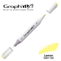GRAPHIT Layoutmarker Brush & extra fine 1130 - Lemon
