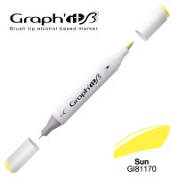 GRAPHIT Layoutmarker Brush & extra fine 1170 - Sun