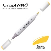 GRAPHIT Layoutmarker Brush & extra fine 1190 - Canary