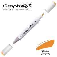 GRAPHIT Layoutmarker Brush & extra fine 2102 - Melon