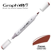 GRAPHIT Layoutmarker Brush & extra fine 3180 - Cacao