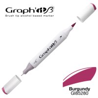 GRAPHIT Layoutmarker Brush & extra fine 5280 - Burgundy