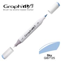 GRAPHIT Marker Brush & Extra Fine - Sky (7125)