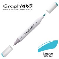 GRAPHIT Layoutmarker Brush & extra fine 7145 - Lagoon