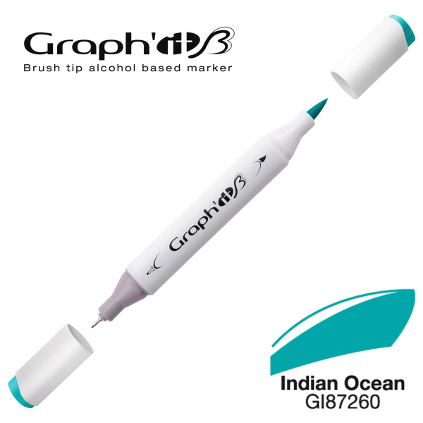 GRAPHIT Marker Brush & Extra Fine - Indian Ocean (7260)