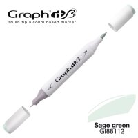 GRAPHIT Layoutmarker Brush & extra fine 8112 - Sage...