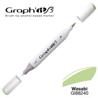 GRAPHIT Layoutmarker Brush & extra fine 8240 - Wasabi