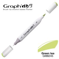 GRAPHIT Layoutmarker Brush & extra fine 8245 - Green tea