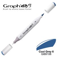 GRAPHIT Marker Brush & Extra Fine - Cool Grey 6 (9106)