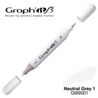 GRAPHIT Marker Brush & Extra Fine - Neutral Grey 1...