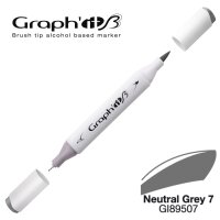 GRAPHIT Marker Brush & Extra Fine - Neutral Grey 7...