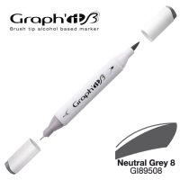 GRAPHIT Marker Brush & Extra Fine - Neutral Grey 8...