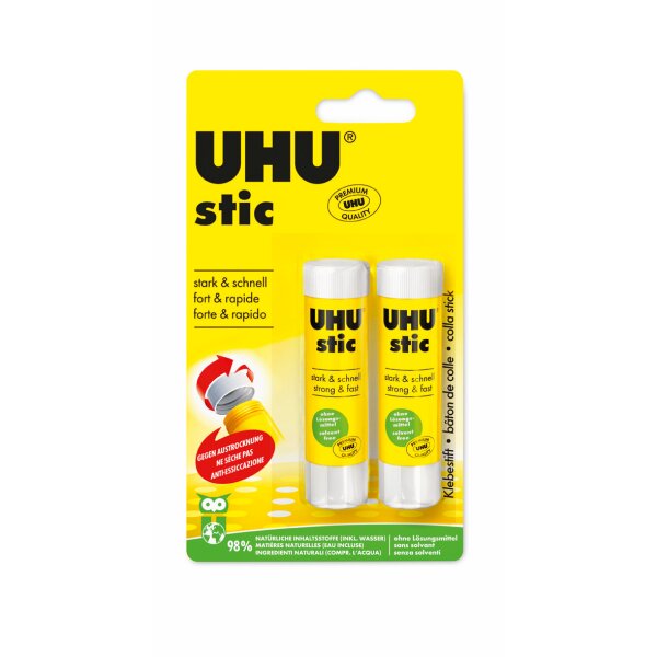 UHU Stic 2x8,2g - Blisterkarte