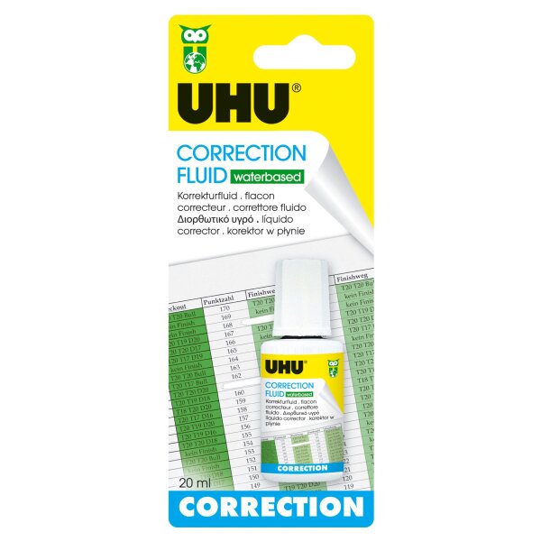 UHU Correc.Fluid waterb.Blist