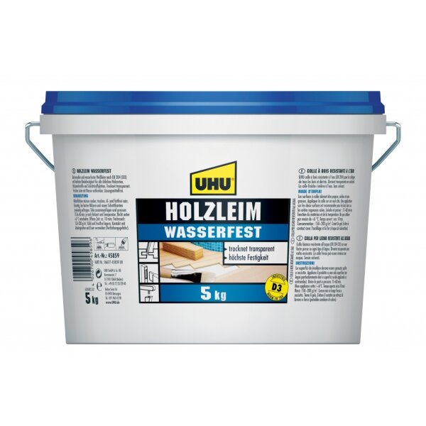 UHU HOLZLEIM WASSERFEST EN 204 (D3), ohne Lösungsmittel -...