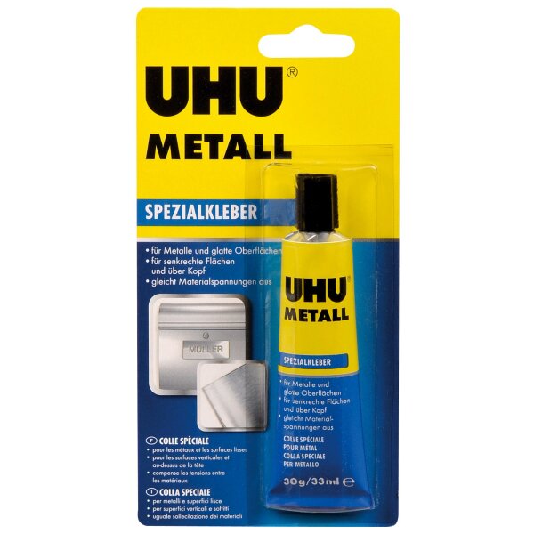 UHU Spezialkleber METALL, 30g Tube