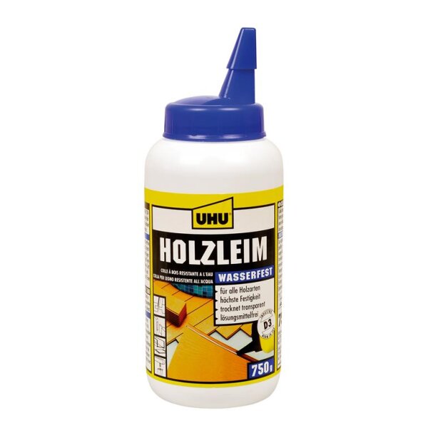 UHU Holzleim wasserfest D3, ohne Lösungsmittel - 750g...